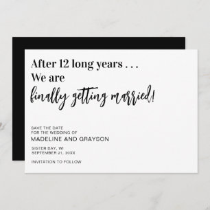 Funny EndWedding Save the Date