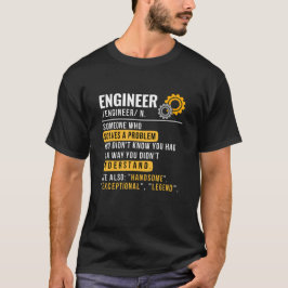 Funny Engineer Definition T - Shirt
