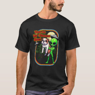 Funny English Bulldog Alien Sie sind ausgewählt Ei T-Shirt