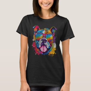 Funny English Bulldog Colorado Pop Art Design for T-Shirt