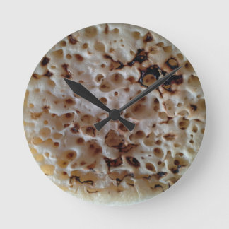 Funny English Crumpe Food Wall Clock Runde Wanduhr