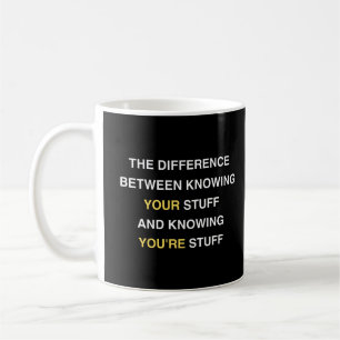 Funny English Teacher Punctuation Quote Geschenk Kaffeetasse