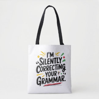Funny English Teacher: Stilvolles Grammatikdesign  Tasche
