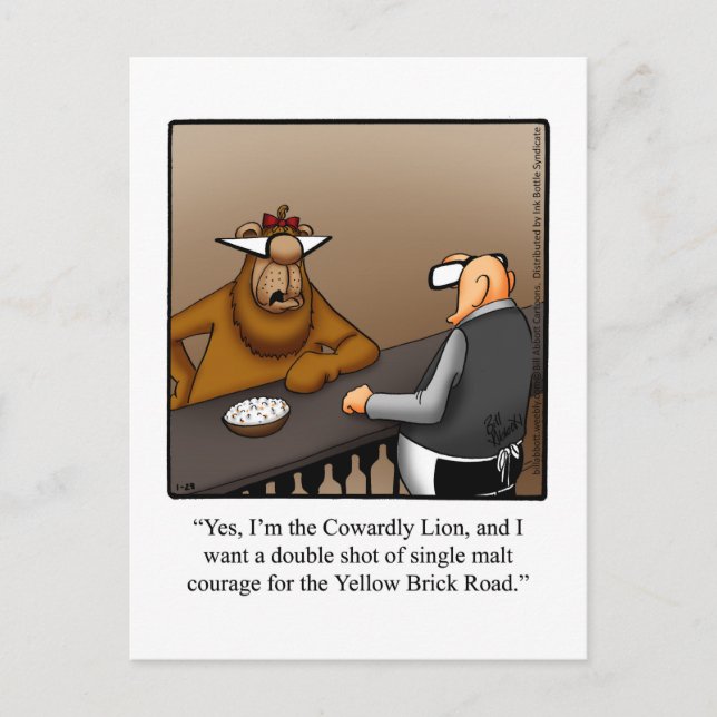 Funny Enmuvation Spaß Postcard Postkarte (Vorderseite)