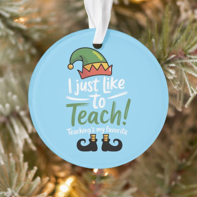 Funny Enseignant de Noël est mon préféré (Arbre)
