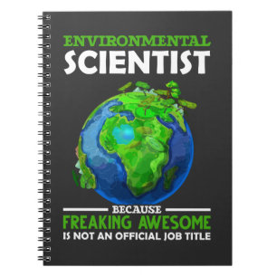 Funny Environmental Scientists Earth Science Spaß Notizblock