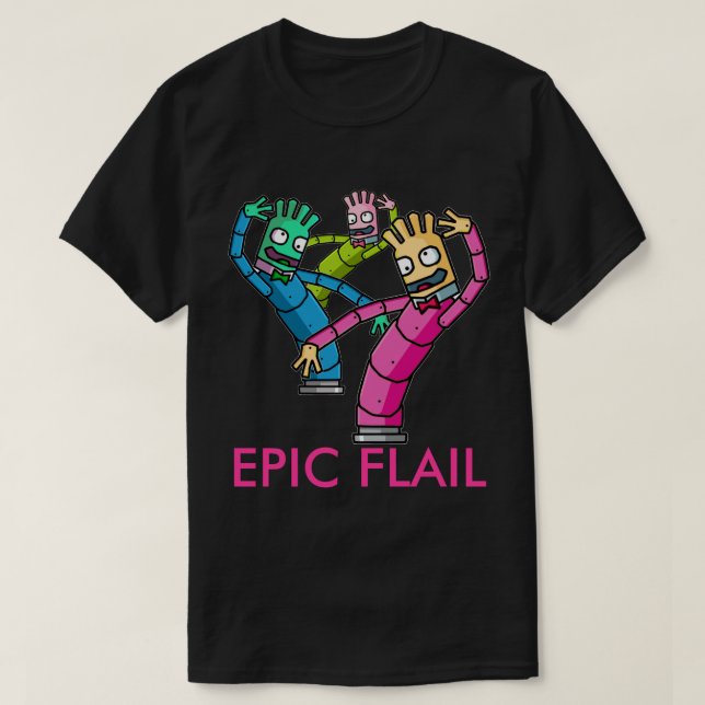 Funny Epic Flail T-Shirt (Design vorne)