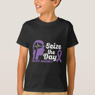 Funny Epilepsy Awarze The Day Ribbon 1 T-Shirt