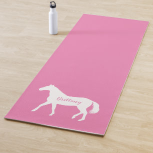 Funny Equestrian Workout Fitness Rosa Name Pferd Yogamatte