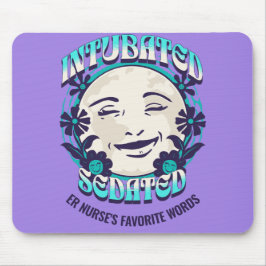 Funny ER Doctor Intubated Customize (Medical Job) Mousepad