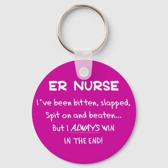 Funny ER Nurse spendet Unglaublich witzig Schlüsse Schlüsselanhänger (Vorderseite)