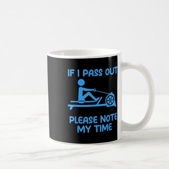 Funny Erg Machine Gym Ergometer Rowing Exercise  Kaffeetasse (Rechts)
