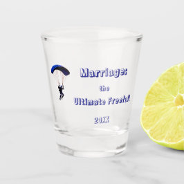 Funny Eriage Quote Bachelor Party Schnapsglas