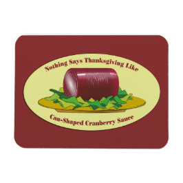Funny Erntedank Canned Cranberry Sauce Magnet