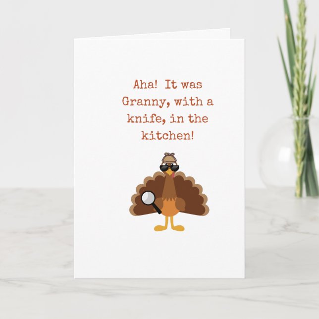 Funny Erntedank Card - Clubklasse Karte (Vorderseite)