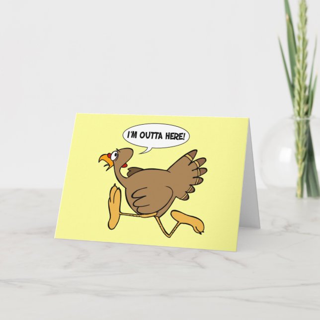 Funny Erntedank Card Feiertagskarte (Vorderseite)