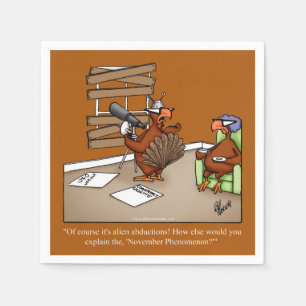 Funny Erntedank Cocktail Party Napkins Serviette
