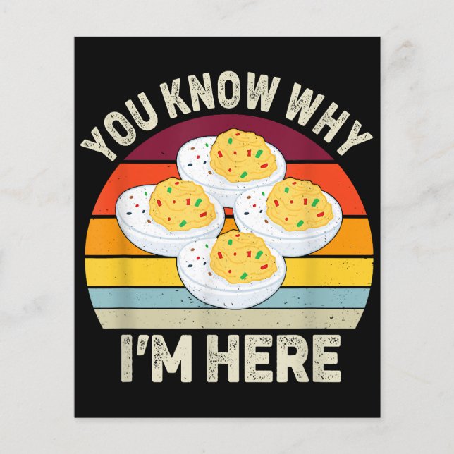 Funny Erntedank Deviled Eggs Sie wissen, warum ich (Vorderseite)
