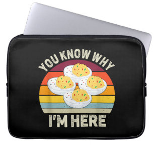 Funny Erntedank Deviled Eggs Sie wissen, warum ich Laptopschutzhülle