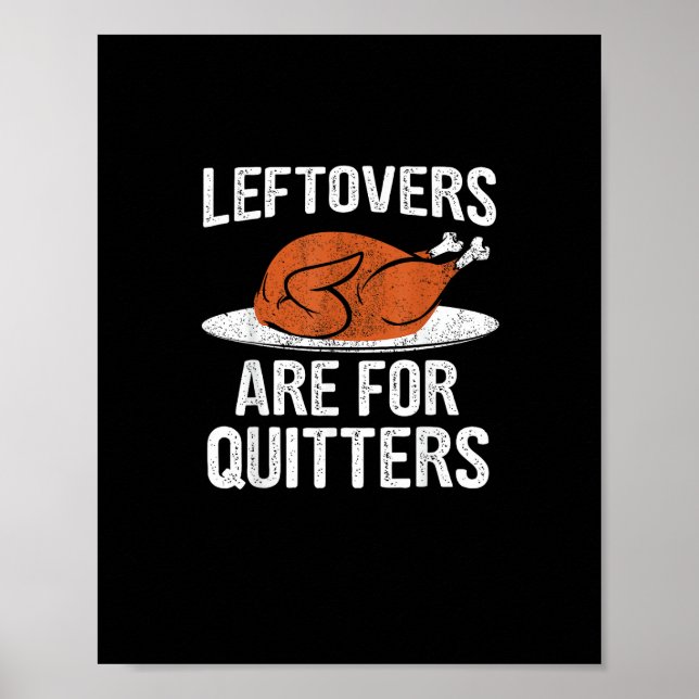 Funny Erntedank Dinner Türkei Leftows sind für Poster (Vorne)