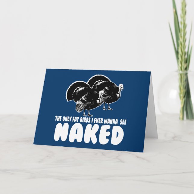 Funny Erntedank Feiertagskarte (Vorderseite)