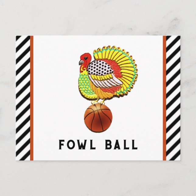 Funny Erntedank Feiertagspostkarte (Vorderseite)