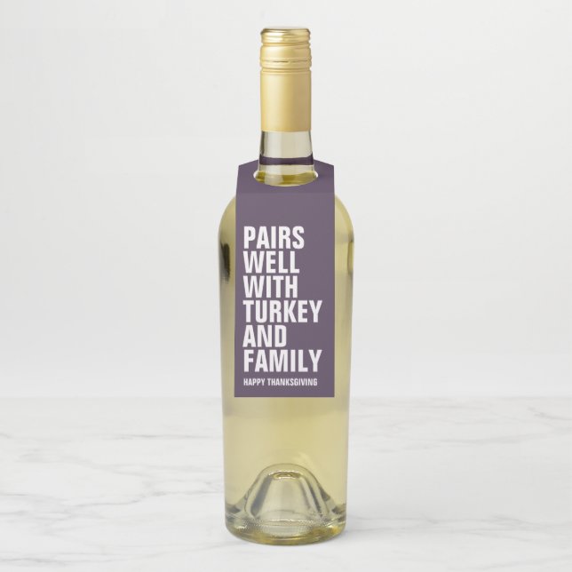 Funny Erntedank Flaschenanhänger (Auf Flasche)