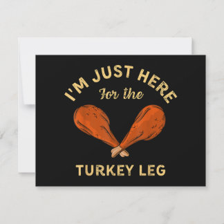 Funny Erntedank Food Ich bin nur hier für den Turk