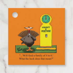 Funny Erntedank Holiday Gift Tags Geschenkanhänger