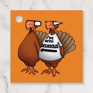 Funny Erntedank Holiday Gift Tags Geschenkanhänger