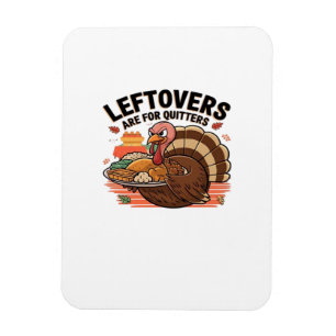 Funny Erntedank - Leftovers sind für Quittung Magnet