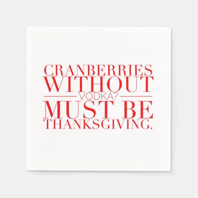 Funny Erntedank Napkins Serviette (Vorderseite)