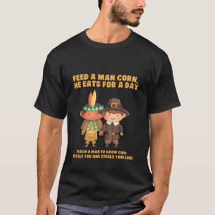 Funny Erntedank Native American T-Shirt