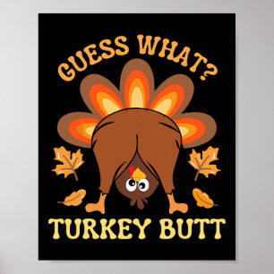 Funny Erntedank Ratet, was Türkei Hintern Poster