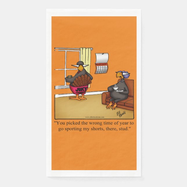 Funny Erntedank Spaß Gästetücher Serviette (Vorderseite)