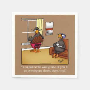 Funny Erntedank Spaß Party Napkins Serviette