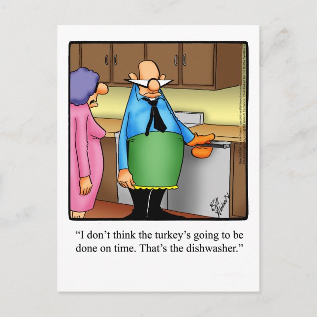 Funny Erntedank Spaß Postcard Postkarte (Vorderseite)