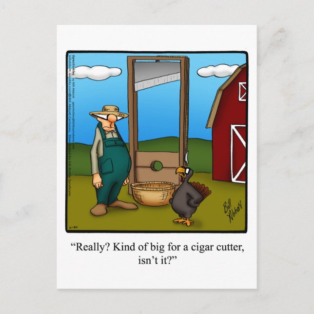 Funny Erntedank Spaß Postcard Postkarte (Vorderseite)