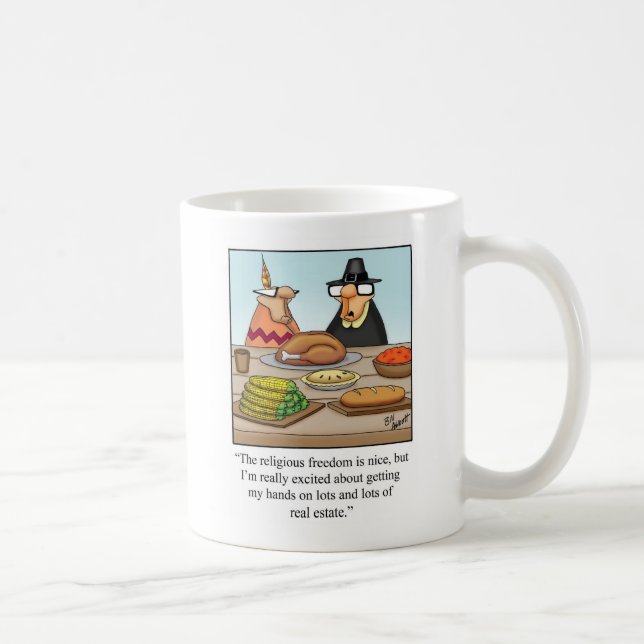Funny Erntedank Spaß Tasse Geschenk (Rechts)