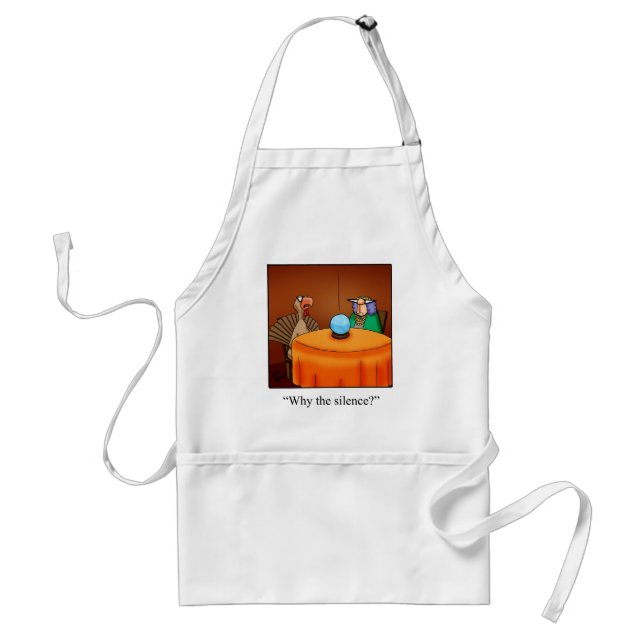 Funny Erntedank Türkei Glückliche Cartoon Geschenk Schürze (Vorne)