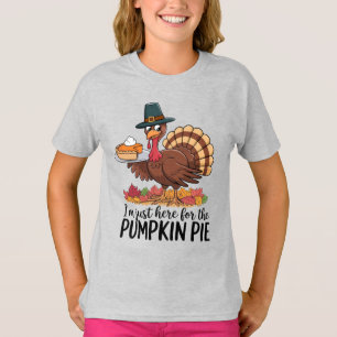 Funny Erntedank Türkei hier für Pumpkin Pie T-Shirt