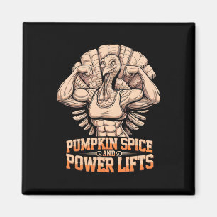 Funny Erntedank Türkei Powerlift Gym Workout Magnet
