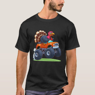 Funny Erntedank Türkei Reitmonster Truck T-Shirt