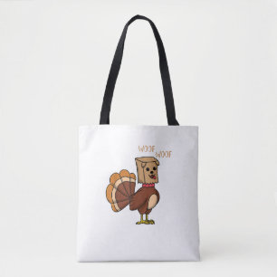 Funny Erntedank Turkey Dog Boys Girls Tasche