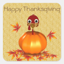 Funny Erntedank Turkey - Pumpkin - Sticker
