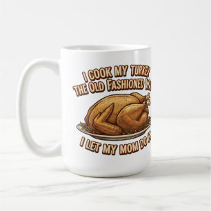 Funny Erntedank Zitat Ich koche meine Türkei Kaffeetasse
