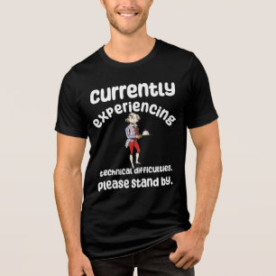 Funny Error bleibt bei Tri-Blend Shirt