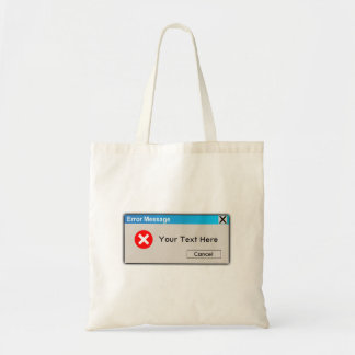 Funny Error-Meldung Tragetasche