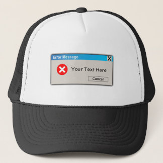Funny Error-Meldung Truckerkappe