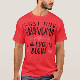 Funny erstes Oma Ließ die verwöhnende Begin Gr T-Shirt
